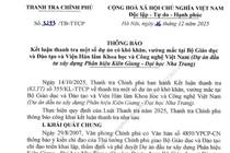 Thanh tra Chính phủ chỉ ra hạn chế, vi phạm tại Dự án Phân hiệu Kiên Giang-Trường ĐH Nha Trang