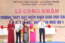 Nữ hiệu trưởng tạo nên những đổi thay ở ngôi trường THPT Lê Quý Đôn