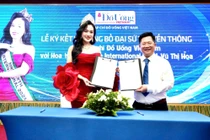 Mrs Earth International 2024 Vũ Thị Hoa là Đại sứ Truyền thông của Tạp chí Đồ Uống VN