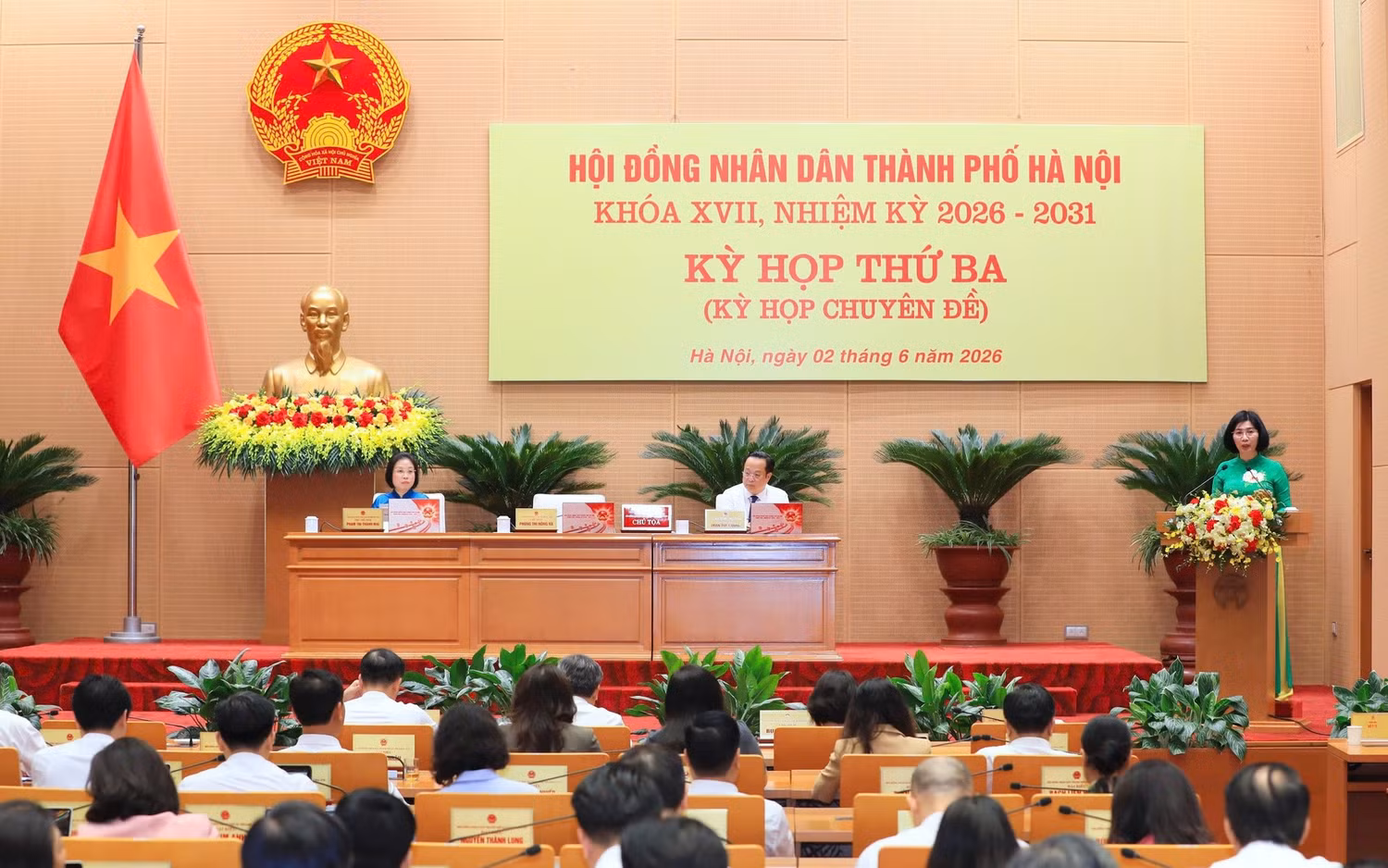 Toàn cảnh phiên Bế mạc. Ảnh: dbndhanoi.gov.vn