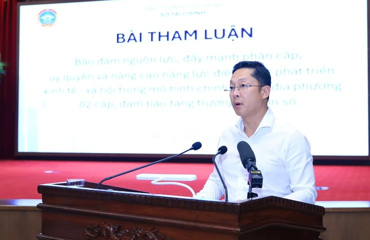 Giám đốc Sở Tài chính Nguyễn Ngọc Tú. Ảnh: HNP.