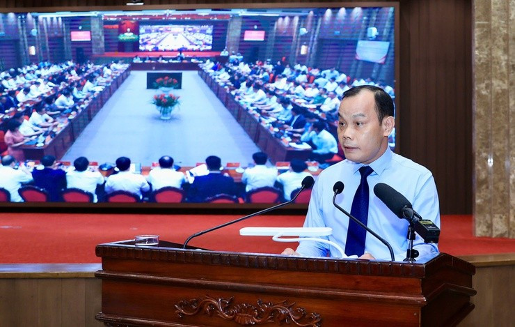 Phó Trưởng Ban Tổ chức Thành ủy Nguyễn Hồng Nhật. Ảnh: HNP.
