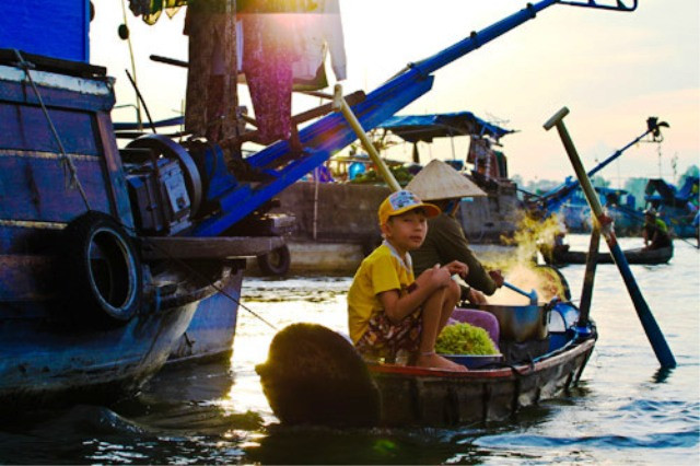 Mới tờ mờ sáng, từ bến Ninh Kiều (thành phố Cần Thơ - thủ phủ của Tây Đô cũ) hướng tầm mắt ra dòng Hậu Giang hiền hòa, thơ mộng đã thấy những chiếc ghe chất đầy ắp sản vật chạy ngược xuôi. Ở miền Tây, do sông ngòi chẳng chịt nên ghe, xuồng trở thành phương tiện đi lại chủ yếu của người dân, giống như xe máy ở chốn thành thị Mới tờ mờ sáng, từ bến Ninh Kiều (thành phố Cần Thơ - thủ phủ của Tây Đô cũ) hướng tầm mắt ra dòng Hậu Giang hiền hòa, thơ mộng đã thấy những chiếc ghe chất đầy ắp sản vật chạy ngược xuôi. Ở miền Tây, do sông ngòi chẳng chịt nên ghe, xuồng trở thành phương tiện đi lại chủ yếu của người dân, giống như xe máy ở chốn thành thị