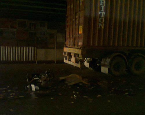 Hiện trường vụ tai nạn. Hiện trường vụ tai nạn.