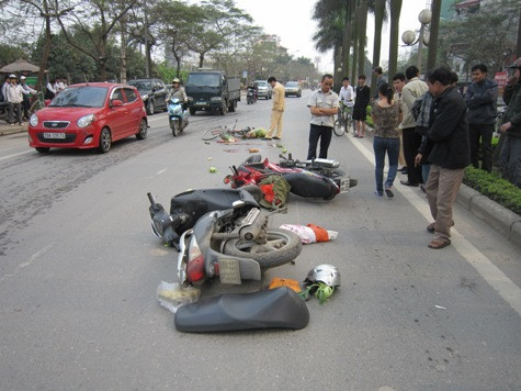 Hiện trường vụ tai nạn