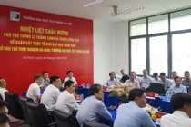Phó Thủ tướng khảo sát dự án tại cơ sở đào tạo thực nghiệm ĐH Xây dựng Hà Nội