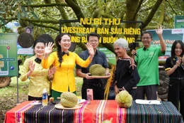 Nữ Bí thư xã ở Đắk Lắk livestream bán sầu riêng và định hướng kinh tế số nông nghiệp