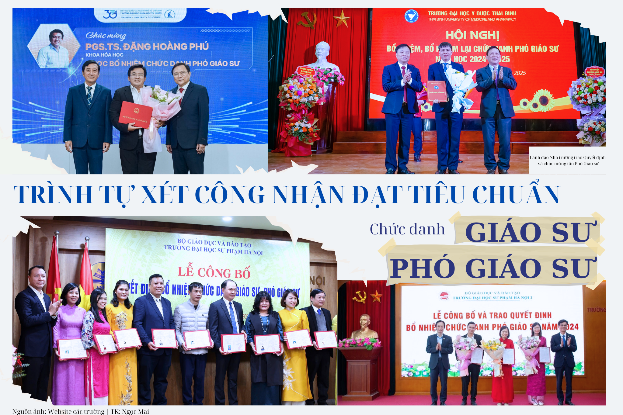 Từ 2008 đến nay, trình tự xét và bổ nhiệm chức danh GS, PGS có nhiều thay đổi