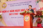 Đến nay, thầy Tân đã gắn bó gần 25 năm với mái trường và đã có nhiều đóng góp cho sự phát triển của trường. Ảnh: NVCC