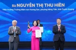 Cô Nguyễn Thị Thu Hiền - Hiệu trưởng Trường Mầm non Hương Sen (phường Nông Tiến, tỉnh Tuyên Quang). Ảnh: NVCC