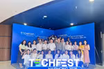 Thầy và trò Trường Đại học Hải Dương tham gia sự kiện TechFest Hải Phòng 2025. Ảnh: website nhà trường