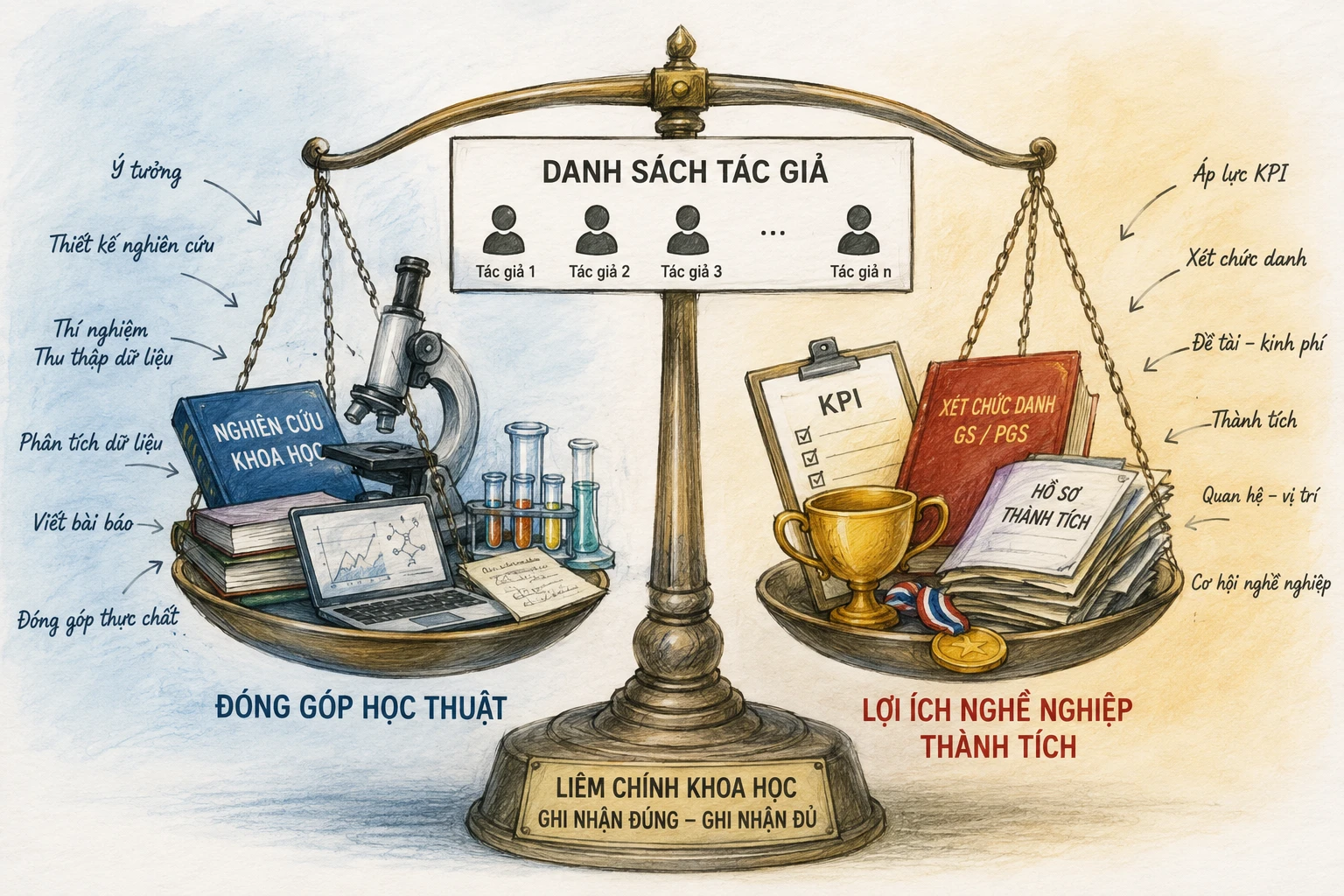 Ghi tên tác giả trong công bố khoa học: "Tác giả danh nghĩa" khó hay dễ nhận diện?