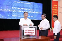 Ngành Giáo dục ủng hộ đồng bào khắc phục hậu quả bão số 10