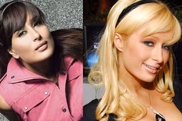 Kareena Kapoor (1980) và Paris Hilton (1981), hai cô nàng đều xuất thân từ những gia đình tiếng tăm và giàu có, bao quanh họ luôn là ánh hào quang của những món đồ hàng hiệu. Ngoài ra, hai cô nàng quyền lực này còn sở hữu cặp môi lẹm khá giống nhau. Kareena Kapoor (1980) và Paris Hilton (1981), hai cô nàng đều xuất thân từ những gia đình tiếng tăm và giàu có, bao quanh họ luôn là ánh hào quang của những món đồ hàng hiệu. Ngoài ra, hai cô nàng quyền lực này còn sở hữu cặp môi lẹm khá giống nhau.