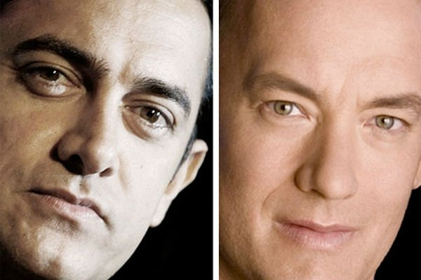 Nam tài tử Aamir Khan (trái) và diễn viên Tom Hanks (phải). Được biết đến với nhiều vai trò như diễn viên, đạo diễn và nhà sản xuất cho những bộ phim của chính mình. Aamir Khan được coi là một con người cầu toàn ở Bollywood. Còn nam diễn viên Tom Hanks cũng là một nhân vật tương tự đến từ phương tây. Thêm một đặc điểm giống nhau nữa cả hai nam tài tử này là họ đều thích giữ khuôn mặt “mày râu nhẵn nhụi”. Nam tài tử Aamir Khan (trái) và diễn viên Tom Hanks (phải). Được biết đến với nhiều vai trò như diễn viên, đạo diễn và nhà sản xuất cho những bộ phim của chính mình. Aamir Khan được coi là một con người cầu toàn ở Bollywood. Còn nam diễn viên Tom Hanks cũng là một nhân vật tương tự đến từ phương tây. Thêm một đặc điểm giống nhau nữa cả hai nam tài tử này là họ đều thích giữ khuôn mặt “mày râu nhẵn nhụi”.