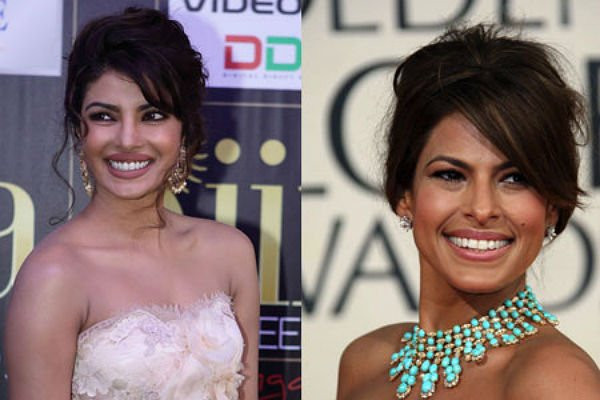 Priyanka Chopra (trái) và Eva Mendes (phải). Cả hai người đẹp đều sở hữu đôi môi dày, khuôn miệng rộng như một siêu mẫu. Chopra và Mendes đều là những cô gái có tính cách mạnh mẽ cũng như gây ấn tượng mạnh khi đứng trước ống kính máy quay. Ấn tượng mà hai người đẹp mang đến cho người đối diện không phải là cái nhìn đầu tiên mà là đôi mắt toát lên sự thông minh, nhanh nhẹn. Priyanka Chopra (trái) và Eva Mendes (phải). Cả hai người đẹp đều sở hữu đôi môi dày, khuôn miệng rộng như một siêu mẫu. Chopra và Mendes đều là những cô gái có tính cách mạnh mẽ cũng như gây ấn tượng mạnh khi đứng trước ống kính máy quay. Ấn tượng mà hai người đẹp mang đến cho người đối diện không phải là cái nhìn đầu tiên mà là đôi mắt toát lên sự thông minh, nhanh nhẹn.