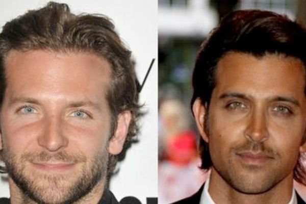 Bradley Cooper, SN 1975 (trái) và Hrithik Roshan, SN 1974 (phải). Chỉ thoáng nhìn qua cũng đủ thấy sự tương đồng giữa hai nam tài tử điển trai là bộ râu quai nón và đôi mắt sâu thẳm cùng ánh mắt đa tình. Ngoài ra, khuôn mặt, mái tóc đến ánh nhìn đều hao hao nhau. Bradley Cooper, SN 1975 (trái) và Hrithik Roshan, SN 1974 (phải). Chỉ thoáng nhìn qua cũng đủ thấy sự tương đồng giữa hai nam tài tử điển trai là bộ râu quai nón và đôi mắt sâu thẳm cùng ánh mắt đa tình. Ngoài ra, khuôn mặt, mái tóc đến ánh nhìn đều hao hao nhau.
