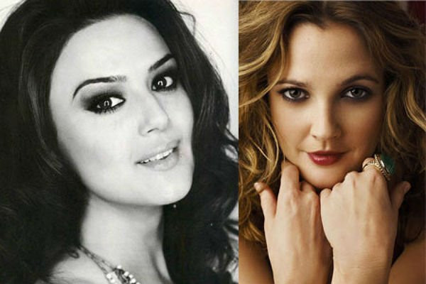 Nữ diễn viên Preity Zinta (trái) và nữ diễn viên Hollywood - Drew Barrymore (phải). Cả hai người cùng sở hữu má lúm đồng tiền đáng yêu khá giống nhau, tính cách vui vẻ và sôi nổi nên hai người đẹp này càng khiến người ta nghĩ về một cặp chị em ngoài đời. Nữ diễn viên Preity Zinta (trái) và nữ diễn viên Hollywood - Drew Barrymore (phải). Cả hai người cùng sở hữu má lúm đồng tiền đáng yêu khá giống nhau, tính cách vui vẻ và sôi nổi nên hai người đẹp này càng khiến người ta nghĩ về một cặp chị em ngoài đời.