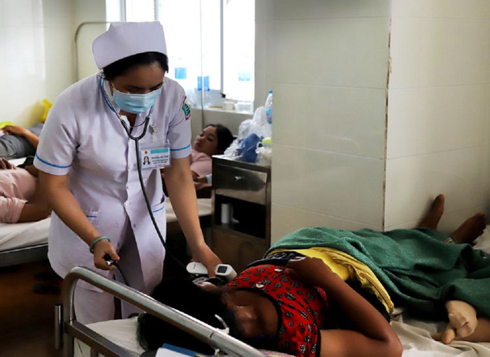 Những trường hợp nghi bị ngộ độc thực phẩm tại Di Linh đang được theo dõi, điều trị. Ảnh: Sở Y tế Lâm Đồng. Những trường hợp nghi bị ngộ độc thực phẩm tại Di Linh đang được theo dõi, điều trị. Ảnh: Sở Y tế Lâm Đồng.