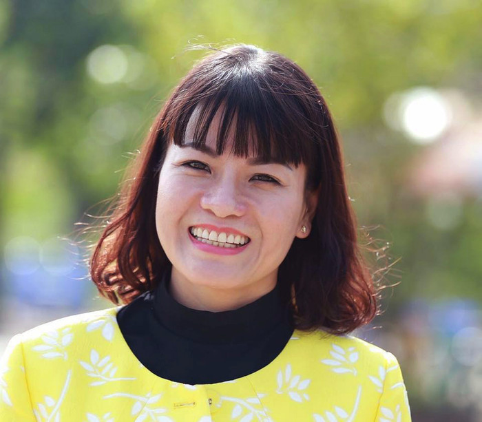 Nhà giáo Nguyễn Thị Nhiếp - Hiệu trưởng Trường Trung học phổ thông Yên Hòa, Hà Nội. Ảnh: Tùng Dương. Nhà giáo Nguyễn Thị Nhiếp - Hiệu trưởng Trường Trung học phổ thông Yên Hòa, Hà Nội. Ảnh: Tùng Dương.