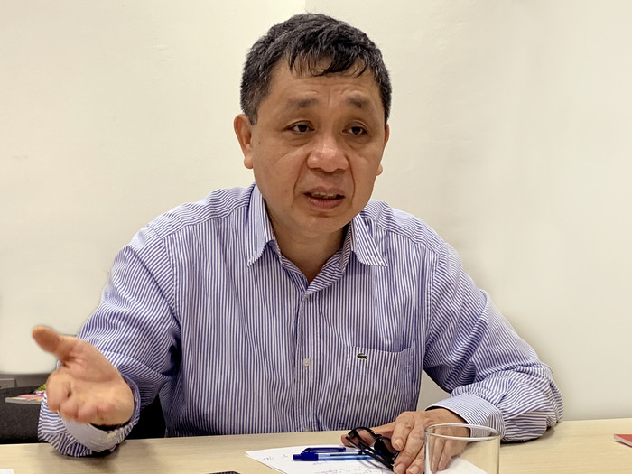 Tiến sĩ Lê Đông Phương: Tôi thấy chúng ta tư duy về giáo dục tư thục chưa rành rọt, đó là cái gì trong cả hệ thống này?. Ảnh: Tùng Dương. Tiến sĩ Lê Đông Phương: Tôi thấy chúng ta tư duy về giáo dục tư thục chưa rành rọt, đó là cái gì trong cả hệ thống này?. Ảnh: Tùng Dương.