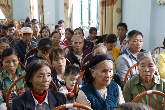 Đây cũng là hoạt động thiện nguyện thường xuyên vì người nghèo của Báo điện tử Giáo dục Việt Nam mỗi dịp Tết đến xuân về. Ảnh: Tùng Dương.