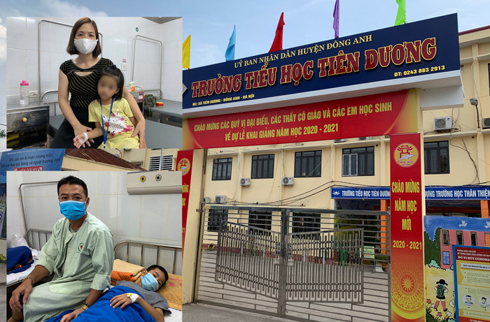 Ngay trong tháng 9/2020, khi năm học mới vừa bắt đầu, 22 học sinh của Trường Tiểu học Tiên Dương và 11 học sinh của Trường Tiểu học Lê Hữu Tựu trên địa bàn huyện Đông Anh đều có biểu hiện đau bụng, buồn nôn, đi ngoài, sốt nhẹ…một số trường hợp phải nhập viện. Ảnh: Tùng Dương. Ngay trong tháng 9/2020, khi năm học mới vừa bắt đầu, 22 học sinh của Trường Tiểu học Tiên Dương và 11 học sinh của Trường Tiểu học Lê Hữu Tựu trên địa bàn huyện Đông Anh đều có biểu hiện đau bụng, buồn nôn, đi ngoài, sốt nhẹ…một số trường hợp phải nhập viện. Ảnh: Tùng Dương.