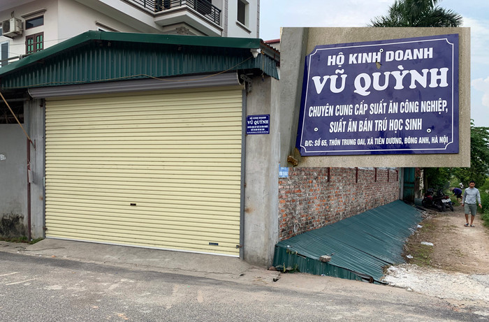 Cơ sở chế biến thức ăn cho các em học sinh Trường tiểu học Tiên Dương (huyện Đông Anh). Ảnh: Tùng Dương. Cơ sở chế biến thức ăn cho các em học sinh Trường tiểu học Tiên Dương (huyện Đông Anh). Ảnh: Tùng Dương.