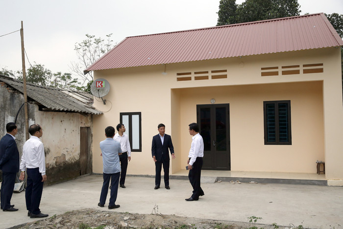 Nhà ông Trịnh Quốc Doanh sau khi được làm mới và sửa chữa. Ảnh: Tùng Dương.