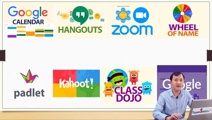 Mỗi công cụ sẽ hỗ trợ giáo viên thực hiện được một vài hoạt động của mình trong quá trình dạy học của mình. Ảnh: Tùng Dương. Mỗi công cụ sẽ hỗ trợ giáo viên thực hiện được một vài hoạt động của mình trong quá trình dạy học của mình. Ảnh: Tùng Dương.