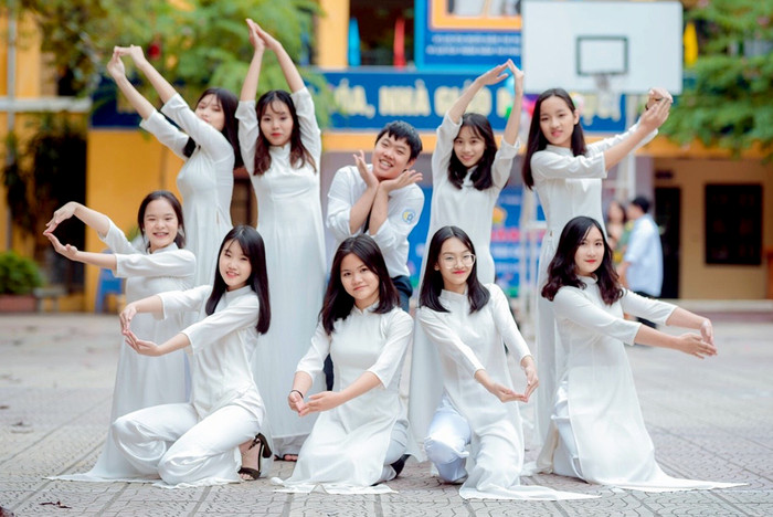 Các em học sinh Trường Trung học cơ sở Thái Thịnh (quận Đống Đa, Hà Nội). Ảnh minh họa: Nhân vật cung cấp. Các em học sinh Trường Trung học cơ sở Thái Thịnh (quận Đống Đa, Hà Nội). Ảnh minh họa: Nhân vật cung cấp.