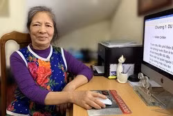 Nhà giáo Nguyễn Thị Thu: " Tôi theo dõi những đợt làm sách giáo khoa bằng nguồn tiền ODA, tốn kém rất nhiều nhưng những bộ sách đó cứ làm đi làm lại, bao nhiêu tiền đổ vào đó nhưng chưa hiệu quả". Ảnh: Tùng Dương.