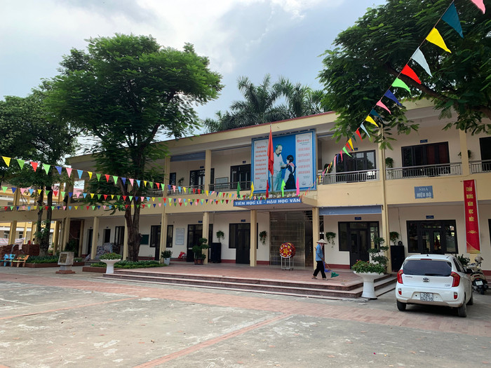 Trường Tiểu học Tiên Dương (thôn Trung Oai, xã Tiên Dương, huyện Đông Anh, Hà Nội). Ảnh: TD. Trường Tiểu học Tiên Dương (thôn Trung Oai, xã Tiên Dương, huyện Đông Anh, Hà Nội). Ảnh: TD.