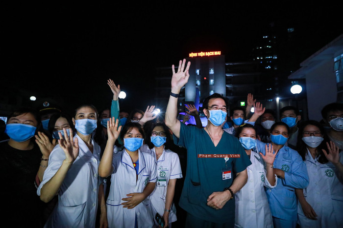 Luôn thực hiện việc đeo khẩu trang phòng dịch. Ảnh: Phạm Quang Vinh. Luôn thực hiện việc đeo khẩu trang phòng dịch. Ảnh: Phạm Quang Vinh.