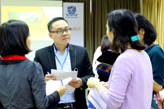 Giải pháp tổng thể "Lớp học trên mây, lớp học kết nối" của thầy Phạm Ngọc Đức là một trong ba giải đặc biệt được Microsoft trao tặng về sáng tạo trong giáo dục. Ảnh: Nhân vật cung cấp. Giải pháp tổng thể "Lớp học trên mây, lớp học kết nối" của thầy Phạm Ngọc Đức là một trong ba giải đặc biệt được Microsoft trao tặng về sáng tạo trong giáo dục. Ảnh: Nhân vật cung cấp.