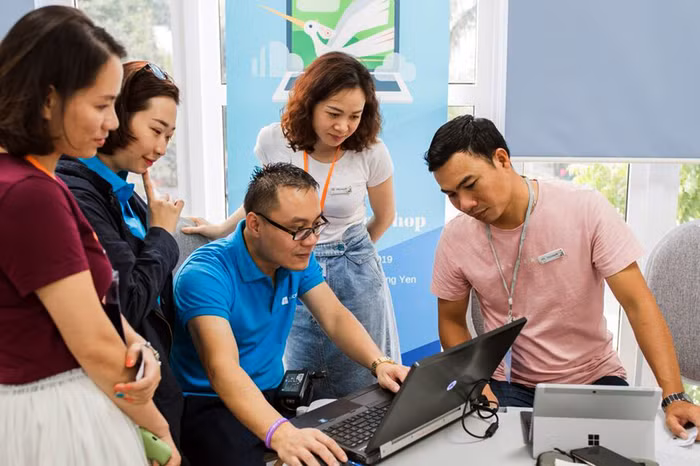 Giải pháp tổng thể là nơi để học sinh, cộng đồng xã hội đóng góp tri thức. Ảnh: Nhân vật cung cấp.