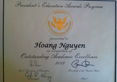 Bằng khen của Tổng thống Mỹ Obama