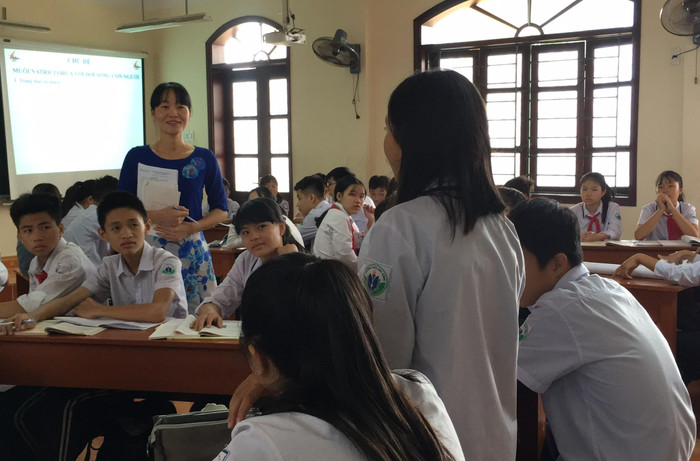 Phương pháp &quot;Bàn tay nặn bột&quot; mang lại dấu ấn đặc biệt trong sự nghiệp giảng dạy của cô giáo Phường (Ảnh: giáo viên cung cấp)