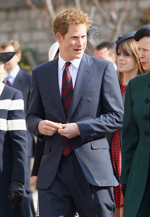 Đây là hình ảnh hoàng tử Harry mà mọi người vẫn thấy.