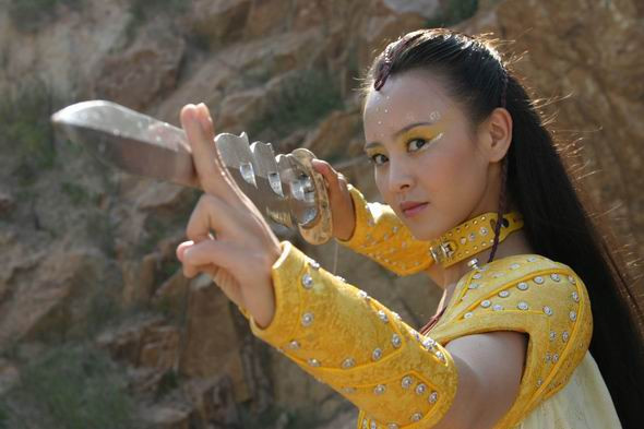 Vương Sương trong “Thất tiên nữ hoan thiên hỷ địa”. Vương Sương trong “Thất tiên nữ hoan thiên hỷ địa”.