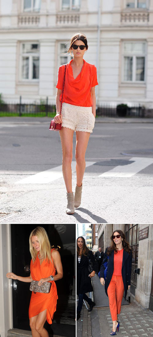 Trong bất cứ trường hợp nào, cam đỏ cũng giúp người đẹp trở thành tâm điểm của sự chú ý. Trong bất cứ trường hợp nào, cam đỏ cũng giúp người đẹp trở thành tâm điểm của sự chú ý.