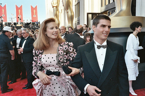 Tom Cruise bên cạnh cô vợ đầu, nữ diễn viên người Mỹ Mimi Rogers. Tom Cruise bên cạnh cô vợ đầu, nữ diễn viên người Mỹ Mimi Rogers.