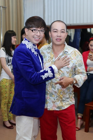 Long Nhật và diễn viên Đức Hải Long Nhật và diễn viên Đức Hải