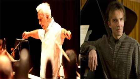 Hai cha con nghệ sĩ dương cầm Valdimir Ashkenazy và Vovka Ashkenazy. Hai cha con nghệ sĩ dương cầm Valdimir Ashkenazy và Vovka Ashkenazy.