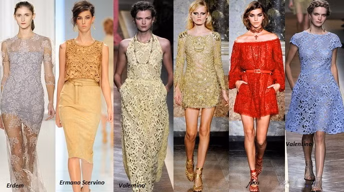 Bạn hãy chọn lựa chân váy ren bồng (phong cách thập niên 60).