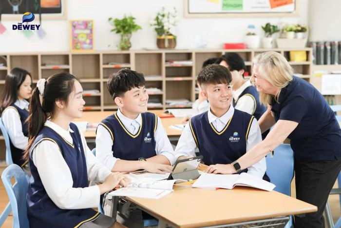 Mức học phí của The Dewey Schools Hải Phòng cao hơn các cơ sở giáo dục tư thục tại Hải Phòng (Ảnh: website nhà trường) dewey-1.jpg