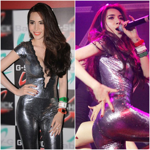 Nhắc đến Thủy Tiên là nhắc đến Sexy và gợi cảm. Vợ sắp cưới của Công Vinh từng khoe chân dài, khoe khuôn ngực đầy đặn thì nay Thủy Tiên lại thích khoe vòng 3 ngay cả khi xuất hiện bên chứng tích lịch sử. Trong ăn mặc Thủy Tiên luôn biết cách để làm nổi bật vòng ba nóng bỏng của mình bằng những bộ jumpsuit bó sát hay váy dài… Có ý kiến còn cho rằng Thủy Tiên là "siêu vòng 3" của V-pop và không hề thua kém những ngôi sao nổi tiếng như Jennifer Lopez hay cô Kim Kardashian. Cũng không thể phủ nhận nhờ vòng 3 mà nữ ca sĩ Ngôi nhà hạnh phúc ngày càng xinh đẹp và nữ tính hơn