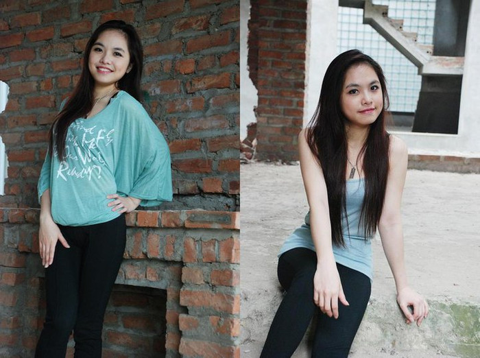 Vóc dáng mảnh mai, nhỏ nhắn, vì vậy cô bạn này hoàn toàn tự tin khi diện áo dây, quần bó. Bờ vai thon là một trong những lợi thế lớn làm nên hình tượng người con gái đẹp. Vóc dáng mảnh mai, nhỏ nhắn, vì vậy cô bạn này hoàn toàn tự tin khi diện áo dây, quần bó. Bờ vai thon là một trong những lợi thế lớn làm nên hình tượng người con gái đẹp.