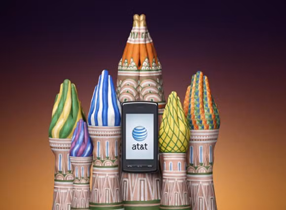 Nhà thờ thánh Basil ở Quảng trường Đỏ, Moscow, Nga.