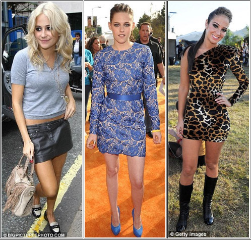 Pixie Lott 21, Kristen Stewart 22 Tulisa Contostavlos 23 tuổi thường xuyên diện váy ngắn với nhiều sắc màu khác nhau. Xem thêm: Những bộ váy đẹp nhất trong lịch sử Oscar. Pixie Lott 21, Kristen Stewart 22 Tulisa Contostavlos 23 tuổi thường xuyên diện váy ngắn với nhiều sắc màu khác nhau. Xem thêm: Những bộ váy đẹp nhất trong lịch sử Oscar.